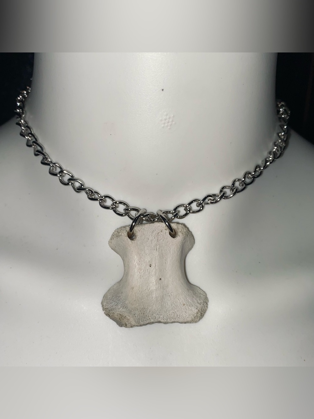 Deer Vertebrae Bone chain choker / necklace